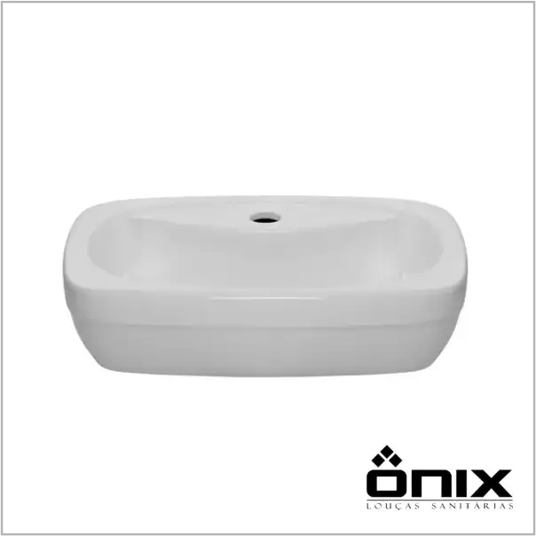 Cuba de louça de Apoio Iris com Mesa Onix