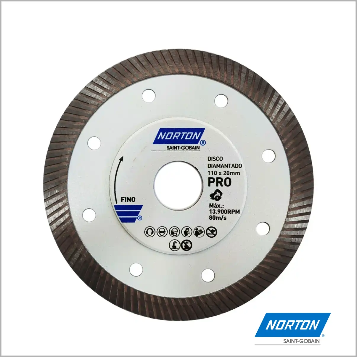 Disco Makita Norton Porcelanato 110mm