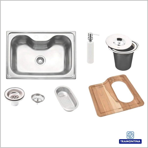 94990002 - Cuba Morgana + Lixeira Gran 5L CA Tramontina