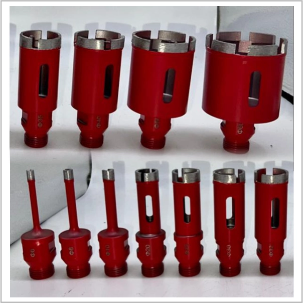 Brocas Refrigeradas Vermelha - 6-8-10-20-25-30-32-35-40-45-50-60-80-90-100-120mm