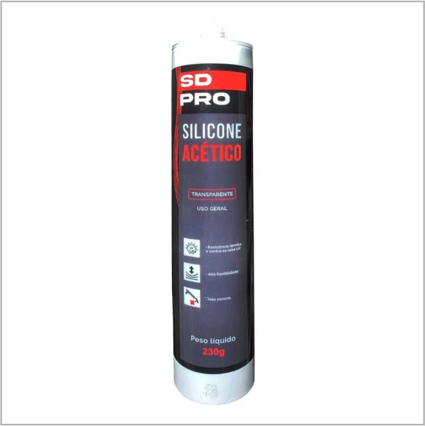 Cola SD Pro Tipo Silicone Acético Incolor 230G - SD0908